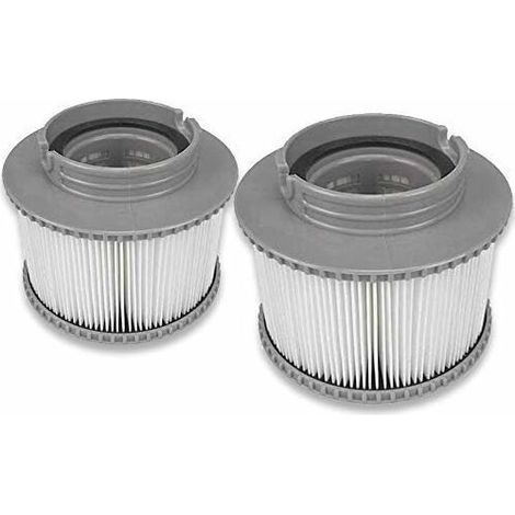 Filtre MSpa,Cartouches de Filtre de Piscine,Filtre Cartouches de Rechange de Filtre pour Baignoire,Spa,Piscine (2PCS) (1/5)