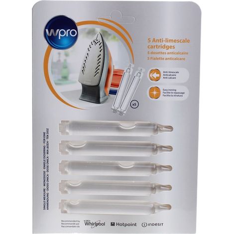 Whirlpool WPRO SIM005 anti-cal 5 dosis para mantenimiento de plancha