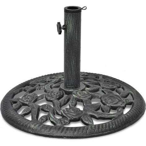 Socle de parasol en fonte 12 kg 48cm (1/5)