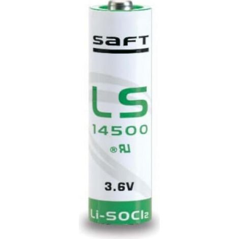 BATTERIA LITIO SAFT LS14500 AA 3,6V 2,6 Ah
