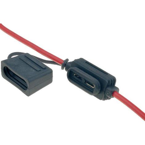 Porte-fusible avec couvercle - Max 20A - Fils nus