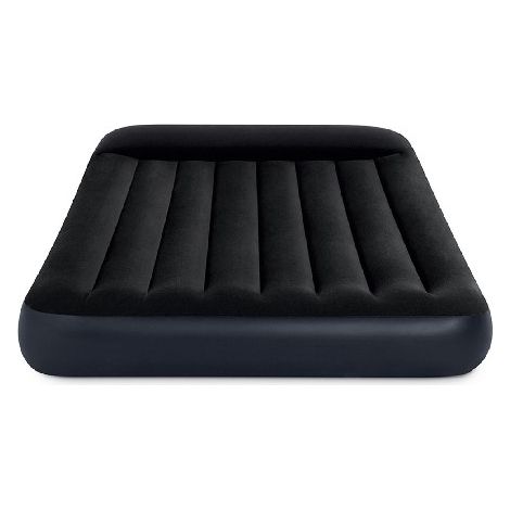 Intex Dura-Beam Colchón Inflable Negro 137x191x25 cm (1/4)