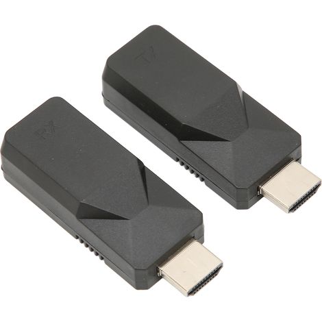 Amplificateur HDMI 1080P 50m, Répéteur de Signal Haute Définition sans Perte, Émetteur-Récepteur avec Câble Ethernet Intégré