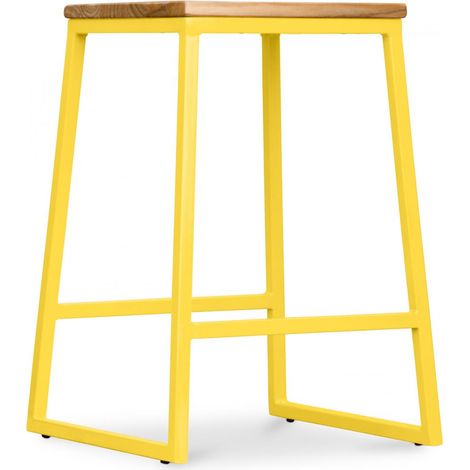 Barhocker im Industriedesign - Holz & Metall - 60cm - Big Boy (1/5)