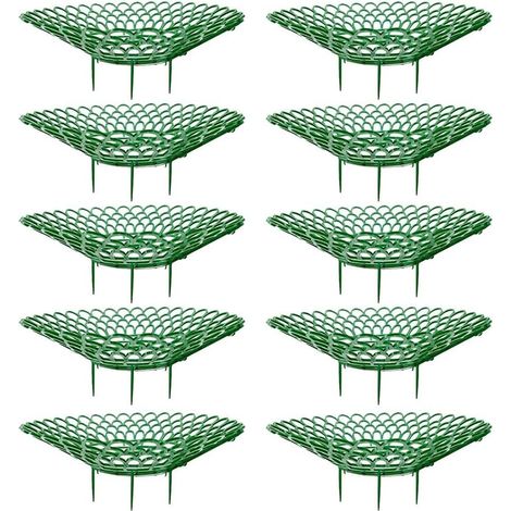 Lot de 10 supports de fraises pour petits plants de fraises avec 3 pieds de support robustes, supports de cadre de culture pour fraises – Gardez les baies propres (Lot de 10 pièces) (1/5)