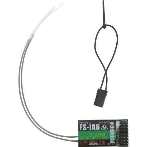 Récepteur FS IA6 2.4GHz 6 canaux double antenne, pièce système radio RC pour émetteurs GT2E GT2F GT2G (1/5)