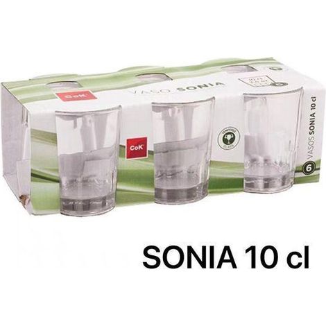 10 cls vaso sonia cok similar vaso saboya 8 economico - caja 6 unidades