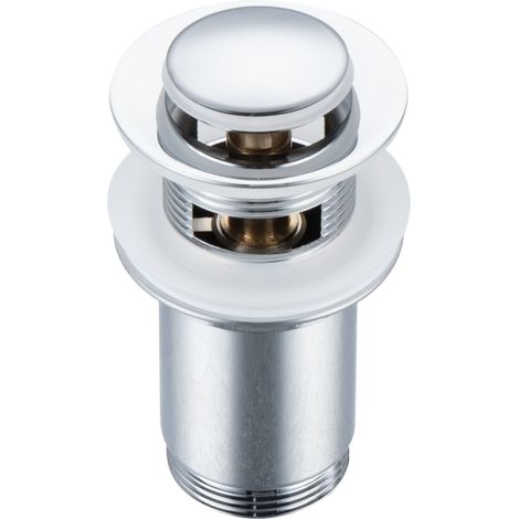 Balneo Bonde clic-clac avec trop-plein, pour lavabo, finition chrome, laiton (1/5)