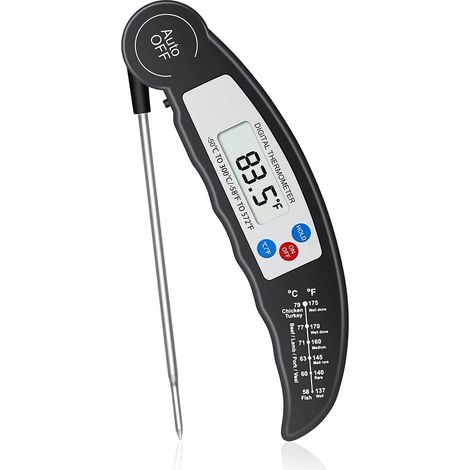Food Thermometer Digital Cooking Thermometer Perfect For BBQ Grill Meat Water (1/5)