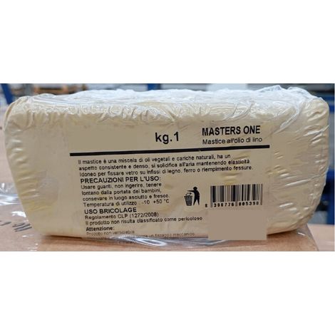 MASTICE P/VETRI BIANCO DA 1 KG Q.TA 20