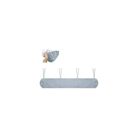 Telo di copertura antipolvere per tenda da sole retrattile Ineasicer, con coulisse, ideale per patio e giardino (Dimensioni: 5 metri, Colore: Grigio) - Crezuo