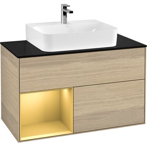 Villeroy & Boch G112HFPC meuble sous-lavabo Finion G11 (1/2)