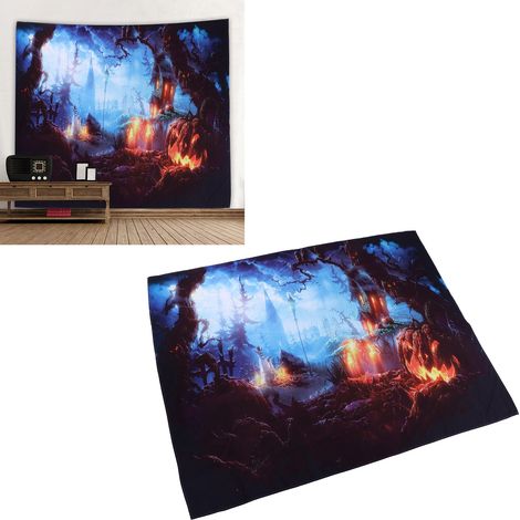 Halloween-Party-Wandteppich 150 x 150 cm (1/5)