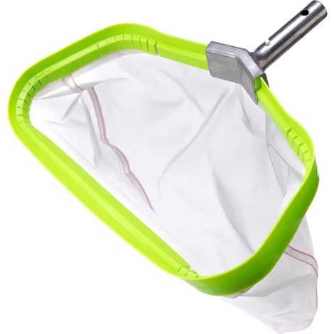 Ultra Fine Mailles du Filet de Piscine, Lourd Fardeau Épuisette avec Contour en Métal, Filet Sac en Anti-déchirure Nylon pour Nettoyer Boue, Pool Rake Skimmer Net (1/5)