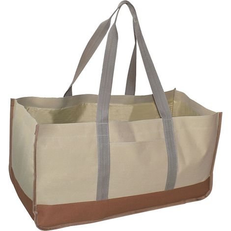Sac de transport de bûches de grande capacité pour l'extérieur (kaki et marron) (1/5)