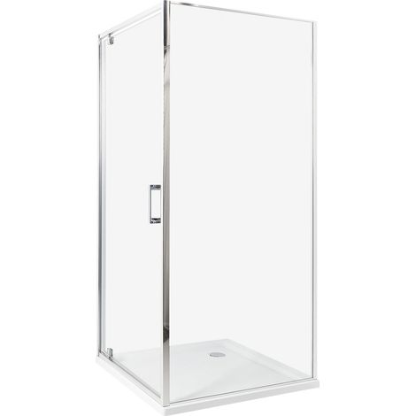 Shower Enclosure DARLI 900 x 900 x 1850 mm Silver