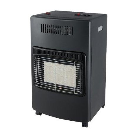 STUFA GAS GPL INFRAROSSI MITRA VENTILATA  NERO WATT 4200 CM 42X38 H.CM 72