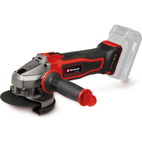 Einhell Meuleuse d’angle Ø125 mm sans fil TE-AG 18/125-2 Li-Solo PXC (18 V, profondeur de coupe 33 mm, sans disque) Livré sans Batterie ni Chargeur