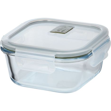 Fiambrera hermética cuadrada borosilicato experto 320 ml (1/3)