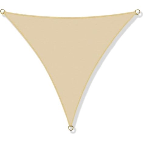 Vela de sombra codura impermeable 3x3x3m beige