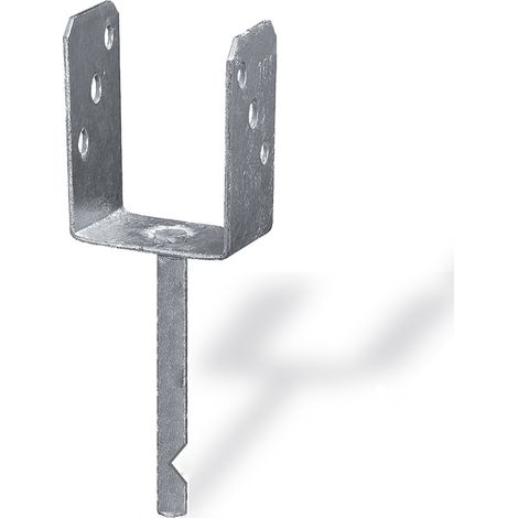 Supporto a "U" per pali 71 x 50 x 200 x 150 mm.