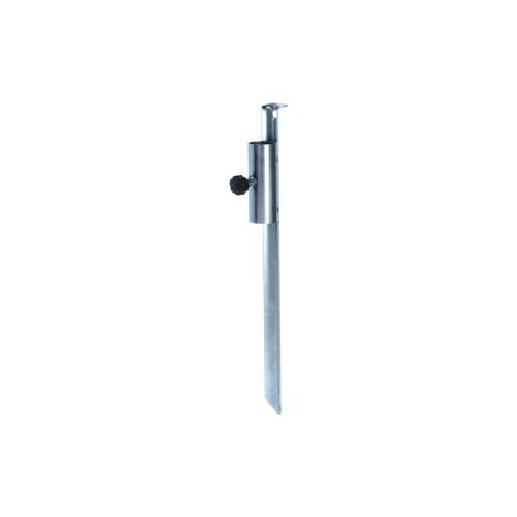 PROGARDEN base parasol pica zinc 49 cm , Base parasol pica zinc 49 cmFabricada en zinc de alta calidadFácil instalaciónPara diámetros de 12 a 32 mmMedidas: 49 cm.