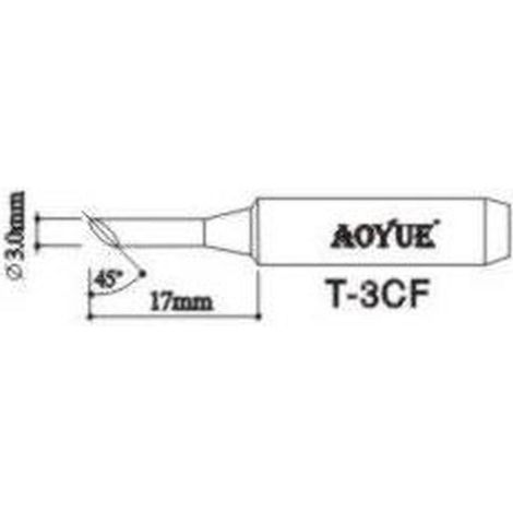 AOYUE T3CF Repuesto punta soldador (1/2)