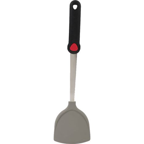 Spatule en silicone alimentaire, ustensile de cuisine en acier inoxydable, pelle, outil de cuisson (1/5)