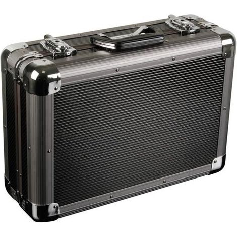Valise d'outillage avec des coins arrondis en aluminium 430 x 300 x 150 mm