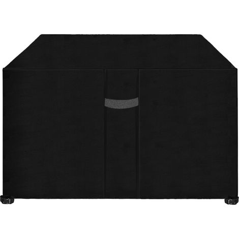Abdeckung für Gartenmöbel mit Wasserdicht Winddicht Anti UV mit 420D Oxford Gewebe Beschichtung Schnallen Belüftungsöffnungen für Gartenmöbel Sets Sofa Tische Abdeckung Gartenmöbel 125x125x74 cm (1/5)