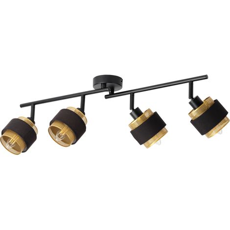 OSRAM Spot LED Hornet 4x2.8W E14 dimmable 827 blanc chaud, 4 têtes ajustables, douilles E14, ampoules LED OSRAM incluses