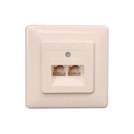 Rutenbeck Boîte de raccordement TRS, charge 100Ohm IAE/UAE 2x8 (4) TRS blanc, (100 Ohm)