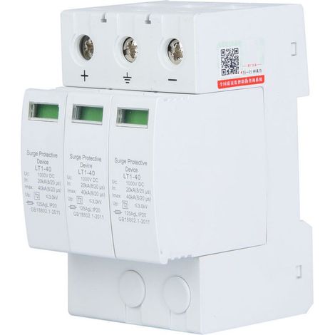 Parasurtenseur domestique 3P 40KA, dispositif de protection parafoudre (1/5)