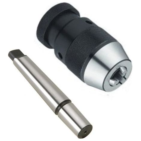 Mandrino autoserrante/Tornio/Trapano a colonna 5-20mm attacco B22 + adattatore MT2-B22