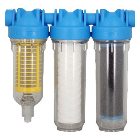 Atlas Filtri – Filtration eau de pluie Rainmaster Trio RAH-LA 1'' – Raccord 1'' – Filetage 1'' – Pour cuve de récupération d'eau (1/5)