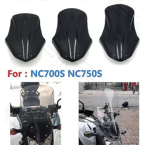 Déflecteurs de vent gris transparents pour pare-brise de moto Honda NC700S/NC750S/NC 700/750 S (2012-2018) - 400 mm (1/5)