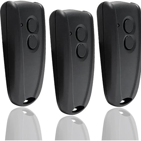 Télécommande - Ouvre-porte de garage - Pour Ecostar RSE2 RSC2 433,92 MHz à code tournant - 3 pièce