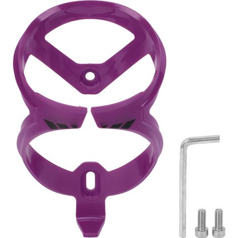 Fahrradflaschenhalter aus Polycarbonat, Sattelhalterung für lange Radtouren, dunkelviolett (1/5)