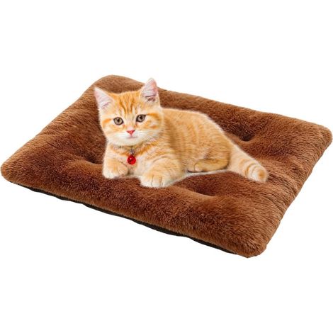 Lit Autochauffant Pour Animal De Compagnie Meuble De Couchage Et De Sommeil  Tapis Auto-Chauffant Pour Chat Et Chien pour Domestique Intérieur Extérieur Sol Carrelé Parqu (1/5)