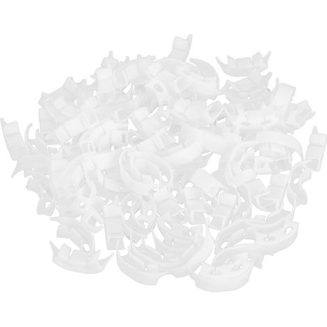 Pinces à cintrer les branches de plantes en plastique, 100 pièces, support d'entraînement, accessoire de jardin