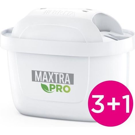 Cartouche filtrante BRITA MAXTRA PRO Expert anti-calcaire Lot de 4 Blanc (1/7)