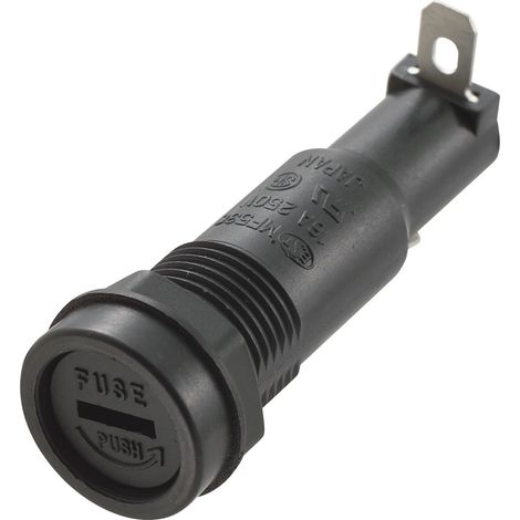 TRU COMPONENTS 701465 MF-530 Sicherungshalter  Passend für (Sicherungen) Feinsicherung 6.35 x 31.8 m