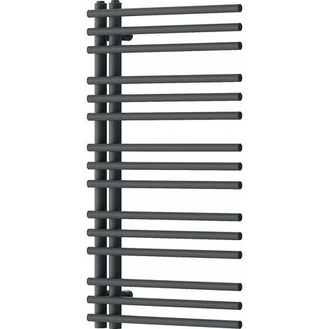 Radiador secatoallas eléctrico 369W 90x50x6,6cm, Gris (1/4)