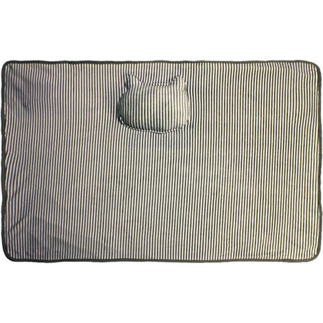 Couverture Chauffante USB pour Genoux et Pieds en Flanelle Grise Couverture Électrique Chauffe-Corps (1/4)