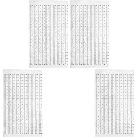 60 Pièces Règle Adhésive Métrique Autocollant pour Ruban à Mesurer en Papier Kraft, Haute Visibilité, Mesure Précise, pour Bricolage Maison et Menuiserie (1/5)