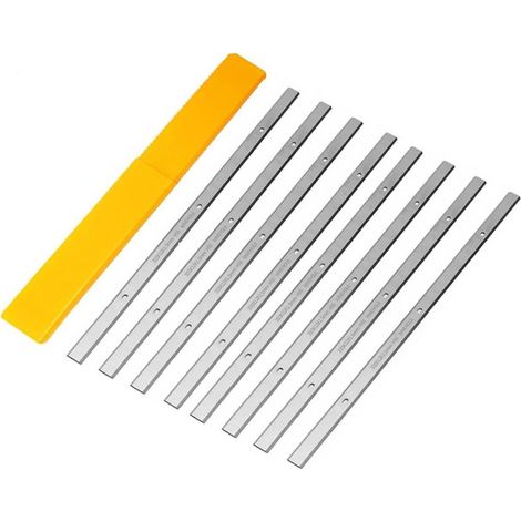 8 Stück HSS-Hobelmesser 333 mm, 333 mm Hobeleisen für Metabo DH 330/316, Hobelmesser für Holzbearbeitungsmaschinen, 333 x 12 x 1,5 mm (1/3)