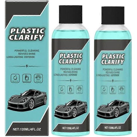 Clarifiant pour plastiques automobiles, Cire en spray sans eau (1/5)
