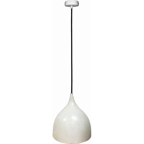 Candellux Ystad lampada a sospensione bianca E27 90cm (1/2)