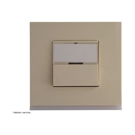 Interrupteur avec porte-étiquette Gallery Complet Dune
