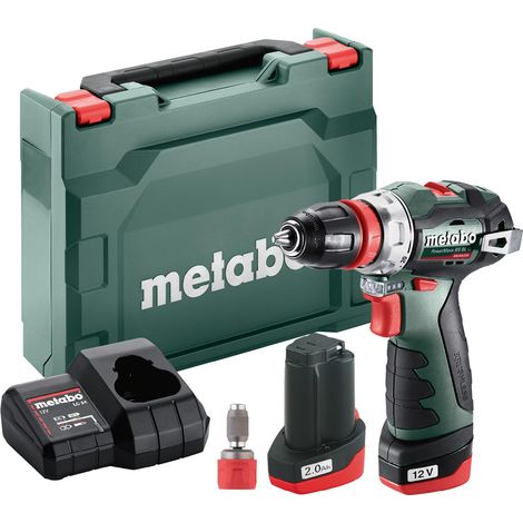 Perceuse-visseuse sans fil PowerMaxx BS 12 BL Q - 12 V, sans balais, mandrin à serrage rapide, compacte et puissante pour les bricoleurs et les professionnels - Avec porte-embouts, 2 batteries (1/5)